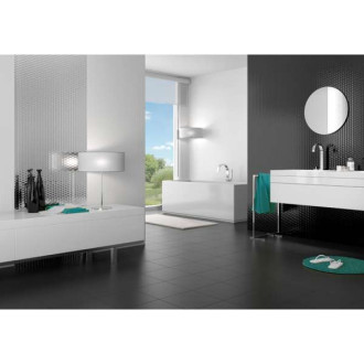 Hexa metal décor émaillé - 25 x 75 cm