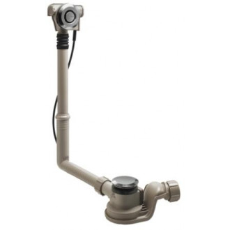 Vidage Geberit automatique Uniflex Pushcontrol pour baignoire standard ø 52 chromé brillant