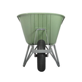 Brouette Noka Basic L avec bac en PEHD vert
