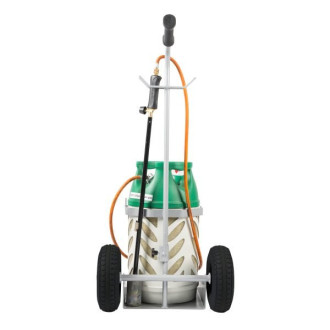 Diable brûleur, 1x10.5kg roues pneumatiques