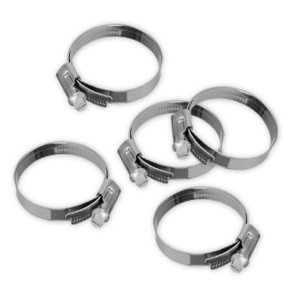 Colliers de serrage durite tuyau inox a4 aisi316 marin w5 large 12 mm - serrage 40 x 60