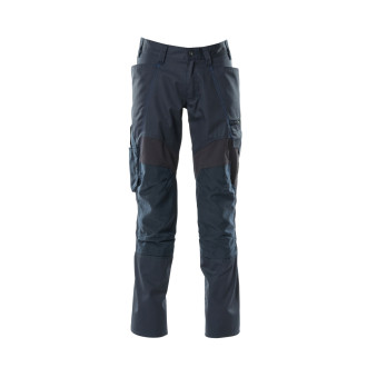 Pantalon de travail avec poches genouillères MASCOT Accelerate - 18579-442-Bleu marine-82-41