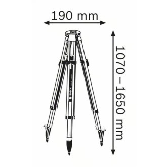 Trépied BT 170 HD Professional Bosch - 0601091b00