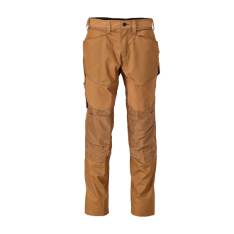 Pantalon de travail avec poches genouillères MASCOT Customized - 22479-230-39-82-Noisette