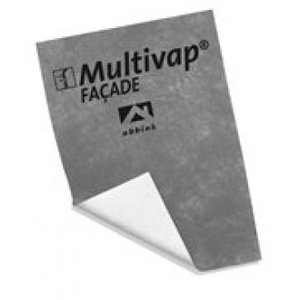 Ecran pare-pluie Multivap® Façade gris 1.5 m x 50 ml sans adhésif 204446