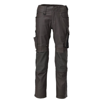 Pantalon de travail avec poches genouillères MASCOT Unique - 21979-459-Gris anthracite-50-90