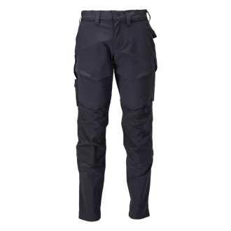 Pantalon de travail avec poches genouillères MASCOT Customized - 22379-311-Bleu marine-45-82