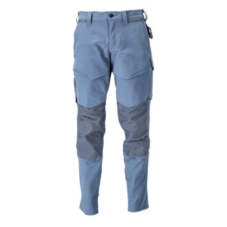Pantalon de travail avec poches genouillères MASCOT Customized - 22379-311/2-Bleu gris-41-76