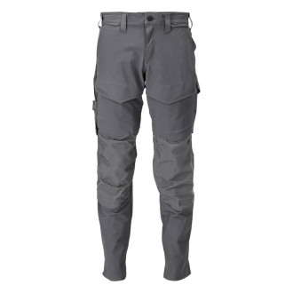 Pantalon de travail avec poches genouillères MASCOT Customized - 22379-311/2-Gris anthracite-48-76