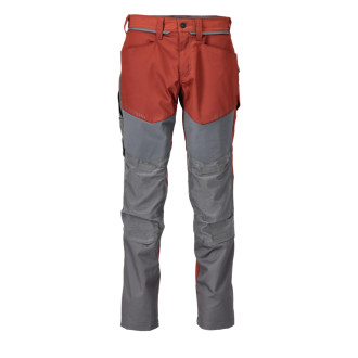 Pantalon de travail avec poches genouillères MASCOT Customized - 22479-230-Rouge-76-52
