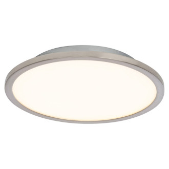 Plafonnier ceres, rond, nickel satiné, 10w