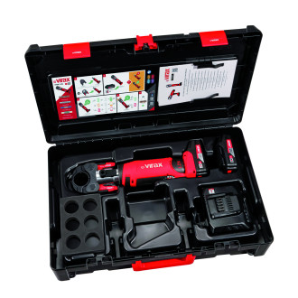 Presse à sertir électro-mécanique L2X 18V  + 2 batteries + pince-mère - 253571