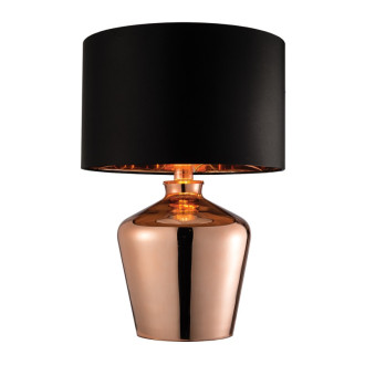 Lampe waldorf, cuivre, avec abat-jour