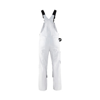 Cotte à bretelles Peintre Blanc/Gris-Foncé 26111210 - Taille au choix