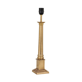 Base de lampe de table nelson, laiton (sans abat-jour)