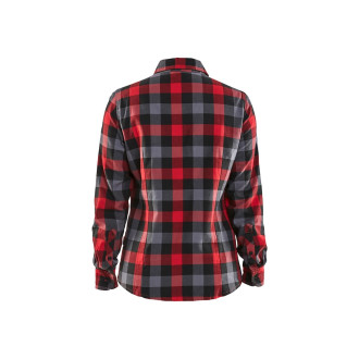 Chemise flanelle femme Rouge-Noir 32091152 - Taille au choix