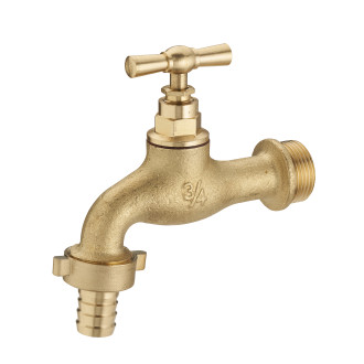 Robinet de jardin à clapet + raccord au nez M3/4' (20x27) sorte M3/4' (20x27) / NOYON & THIEBAULT - Ø 15 mm - 1151-2020L1
