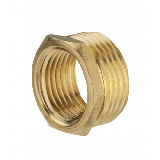 Réduction 6 pans extérieur laiton M3/8 (12x17) NOYON & THIEBAULT - F1/4 (08x13) - 196-1208L1