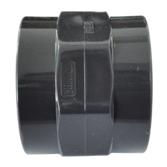 Manchon en PVC mixte taraudé - Femelle à coller / Femelle à visser - Diamètre 63 mm - Taraudage 50/60