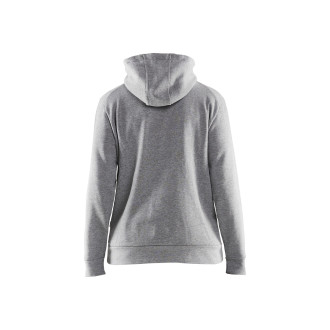 Sweat à capuche imprimé 3D femme Gris-Chiné 35601157 - Taille au choix