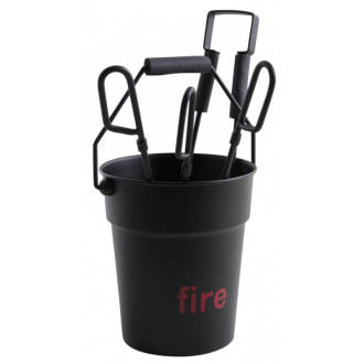 Seau 4 accessoires cheminée fire