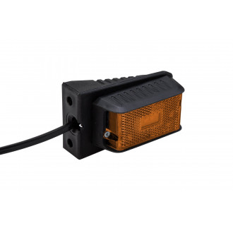 Feu de gabarit remorque orange dpt15 12v/24v avec câble et support de fixation