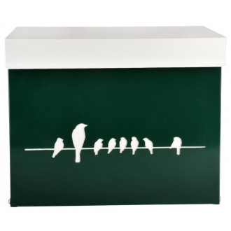 Boite à lettres oiseaux sur un fil