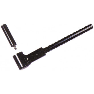 Gond parpaing cataphorèse noir Ø16 pour double volet ING FIXATIONS - Fer à béton - 12x170 - A000150