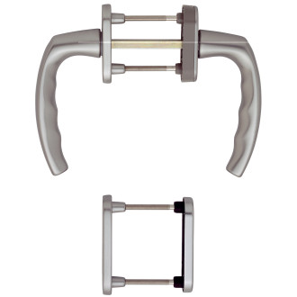 Poignée fenêtre blanc ATLANTA 0530/66N/U26/0530/66NS/49PNS HOPPE