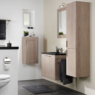 Tiger meuble de salle de bain frames 80 cm chêne noir 1646423740