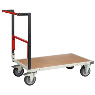 Chariot flat-pack dossier repliable 1000 x 600 mm plateau médium roues TPE 400 kg