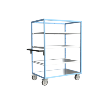 Servante multi-niveaux avec 3 étagères plateau tôle galva 1200 x 800 mm 500 kg - 880725264