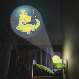 Haba veilleuse enfichable good night dragons vert 301993