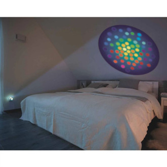 Haba veilleuse enfichable rainbow galaxy bleu 302145