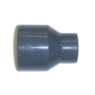 Réduction conique en PVC - Mâle à coller / Femelle à coller - Diamètres 63 / 40 mm