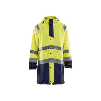 Veste de pluie longue niveau 1 haute-visibilité 43242000 - Couleur et taille au choix
