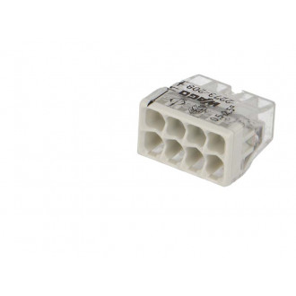 50 bornes wago ultracompacte 8 entrées (gris)