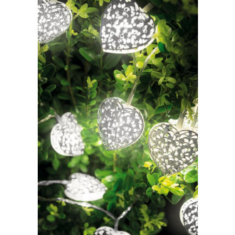 Guirlande led intérieur extérieur coeur coeur