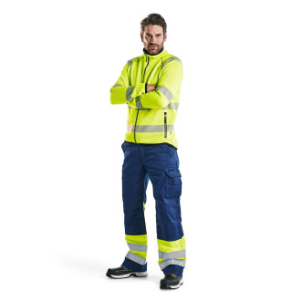 Veste tricotée haute visibilité blaklader Jaune-Fluo 49222120 - Taille au choix