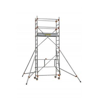 Echafaudage roulant aluminium base pliante 3.8 m, cent504734