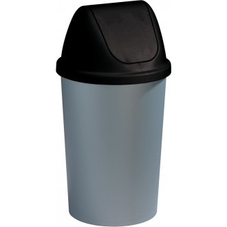 Poubelle 45 l avec couvercle bombé twinga
