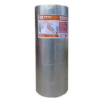 Airtec airtec film isolant double multicouche à bulles 1200 mm x 25 m x 7,2 mm