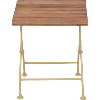 Desserte en bois et métal