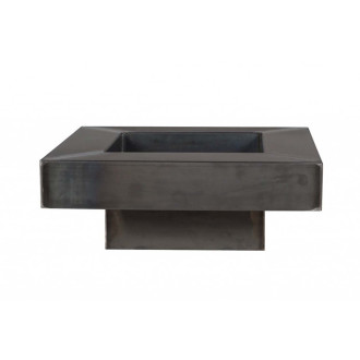 Brasero en acier plateau design 80 cm