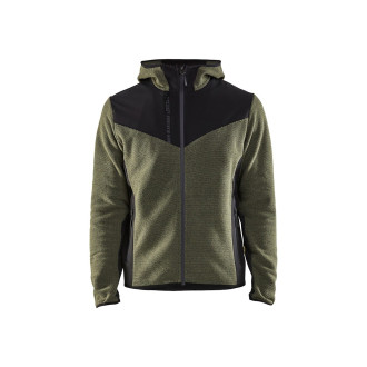 Veste tricotée softshell à capuche 59402536 - Couleur et taille au choix