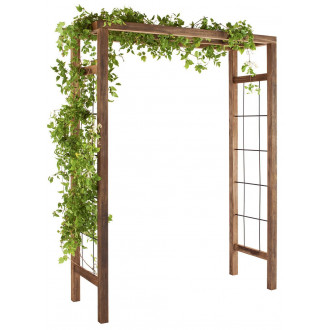 Pergola moderne en bois ikebana