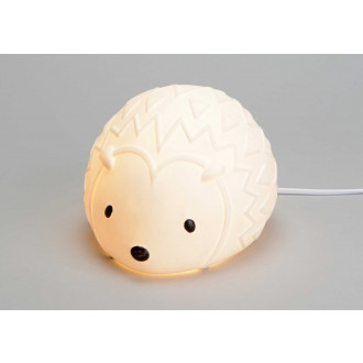 Lampe en porcelaine hérisson