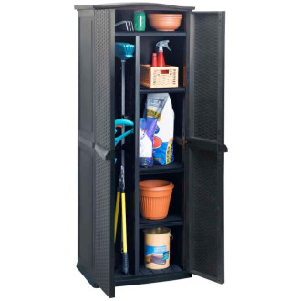 Armoire haute en résine 430l