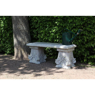 Banc en béton décoration classique