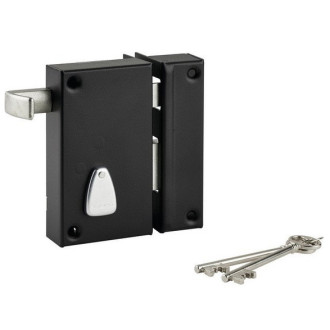 Serrure verticale à tirage pêne dormant demi-tour 6 gorges axe 45mm gauche thirard